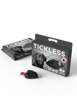 Tickless Ultrasonic Flea, Lice & Tick Control Repeller Black